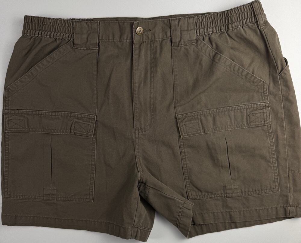 Cabela's Outdoors Cargo Shorts Mens 40 Brown Utility Hiking Workwear